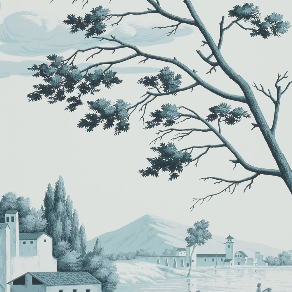 Обои ручная роспись Views of Italy Mare Verde