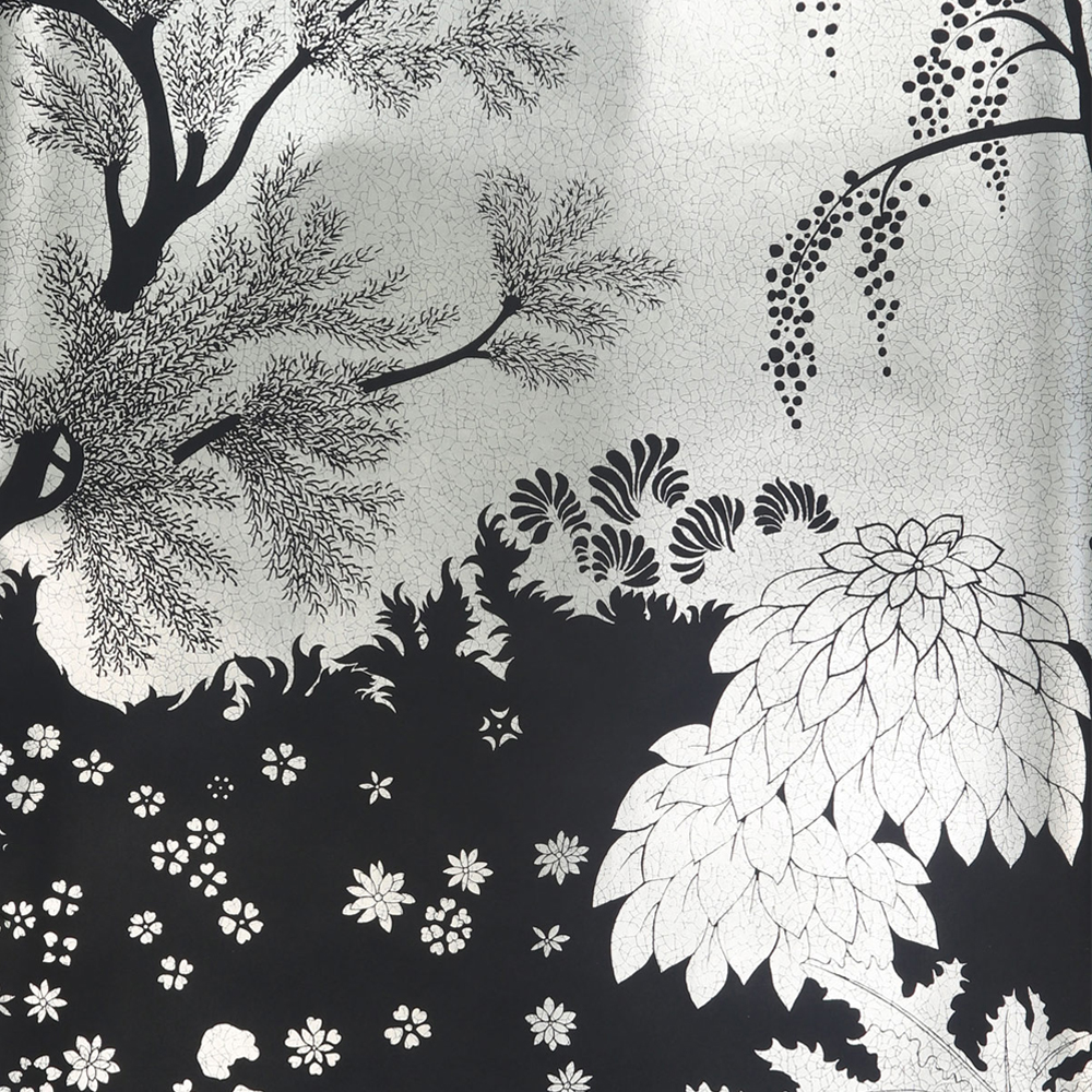 Обои ручная роспись в стиле Арт-деко Rateau Original colourway on Electrum gilded paper