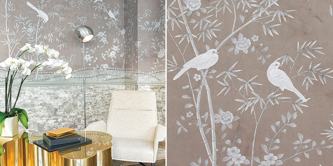 Обои шинуазри Portman Moleskin