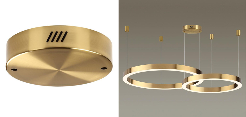 Основание для светильника Ring Horizontal Gold 18