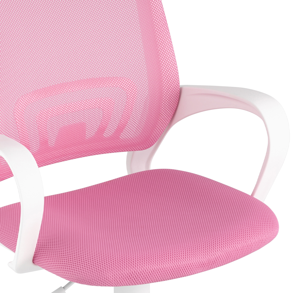 Офисное кресло с основанием из белого пластика Desk chairs Pink