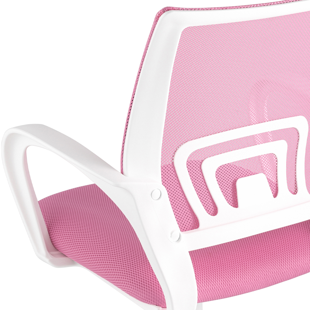 Офисное кресло с основанием из белого пластика Desk chairs Pink
