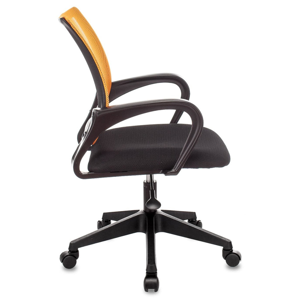 Офисное кресло с основанием из черного пластика Desk chairs Orange