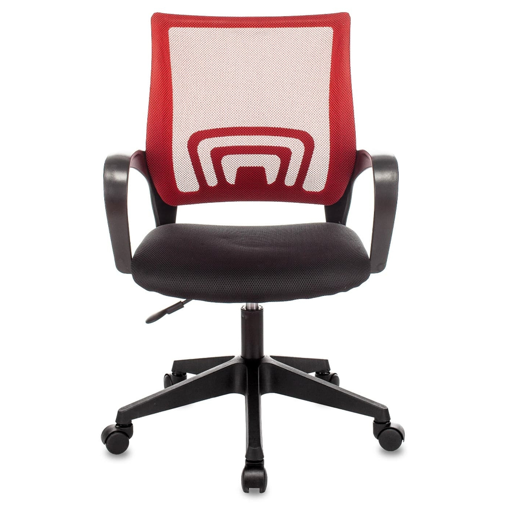 Офисное кресло с основанием из черного пластика Desk chairs Red