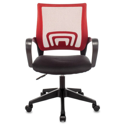 Офисное кресло с основанием из черного пластика Desk chairs Red