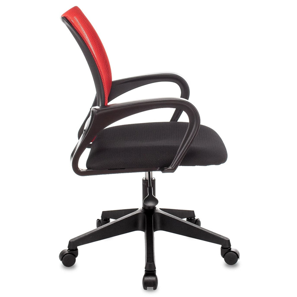 Офисное кресло с основанием из черного пластика Desk chairs Red