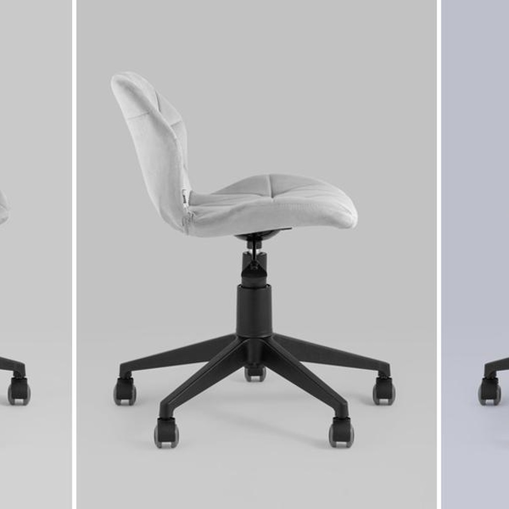 Офисный Стул Jeroen Chair Серый Велюр