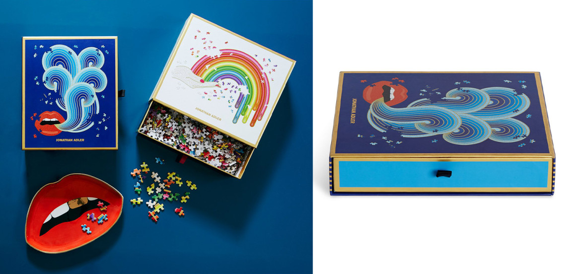 Пазлы LIPS SHAPED PUZZLE Jonathan Adler