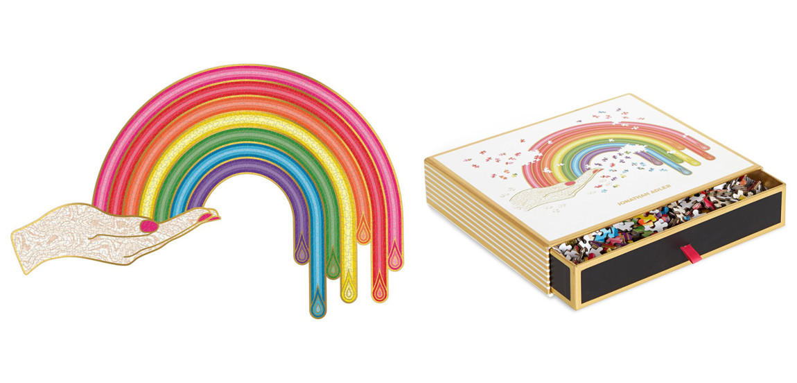 Пазлы RAINBOW HAND SHAPED PUZZLE Jonathan Adler