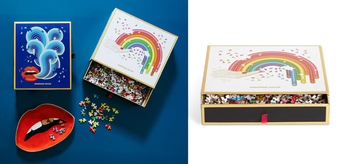 Пазлы RAINBOW HAND SHAPED PUZZLE Jonathan Adler