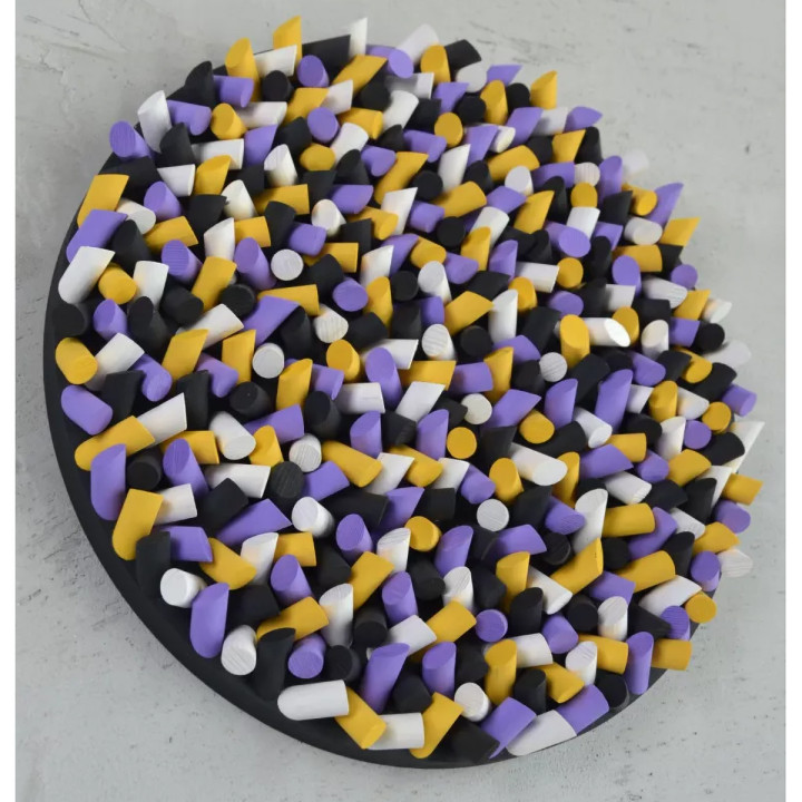 Панно «Цветение виолы»