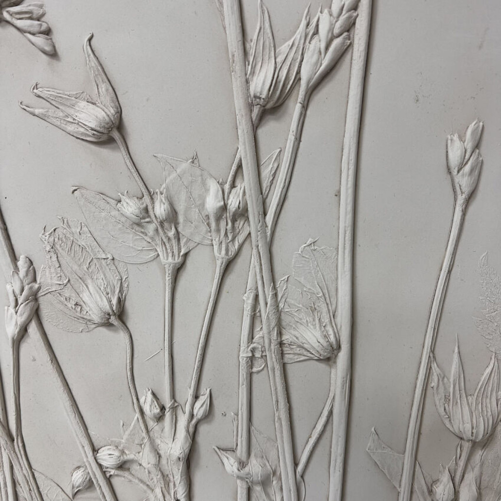 Панно Белые цветы