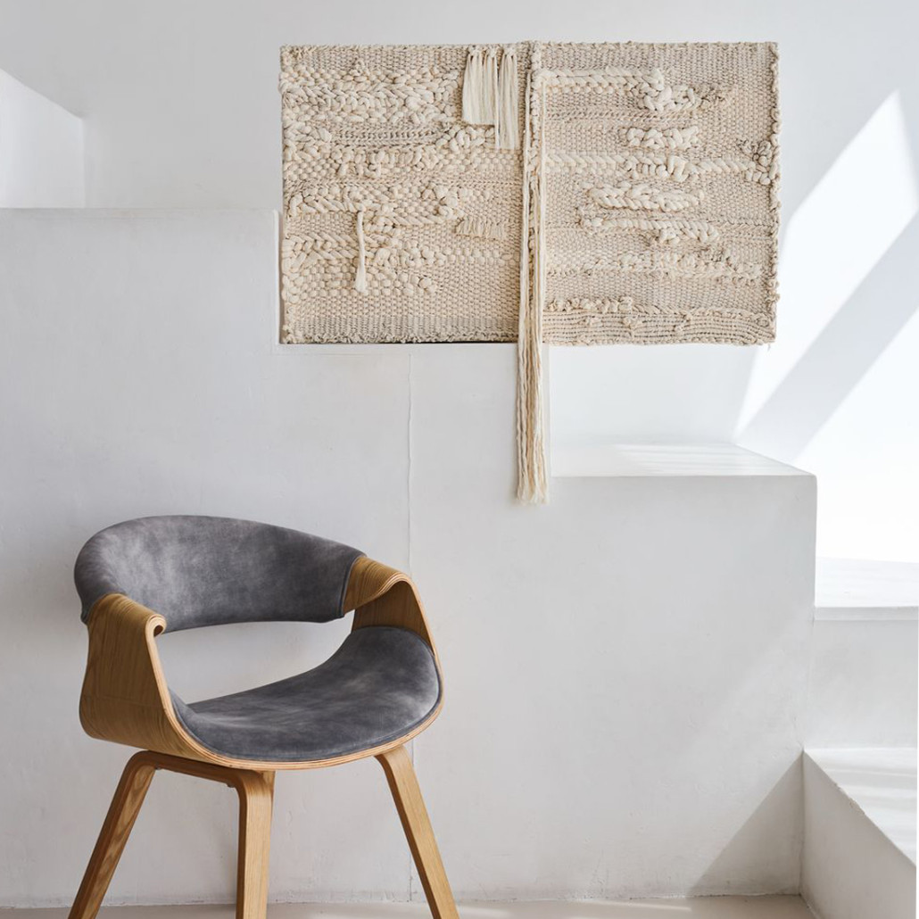 Панно гобелен из шерсти  wall panel Misty Morning