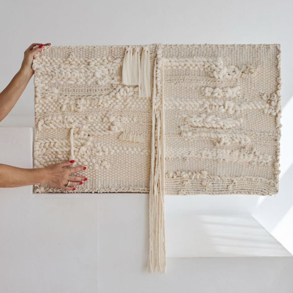 Панно гобелен из шерсти  wall panel Misty Morning