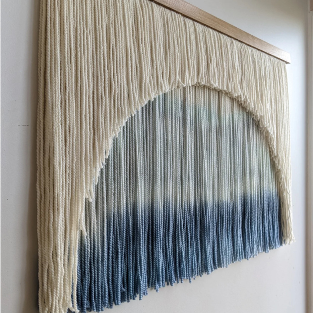 Панно дизайнерское из нитей Quiet Sea