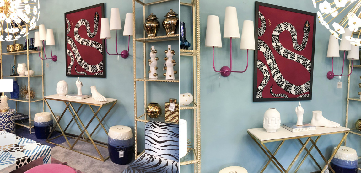 Панно из бисера Striped Snake