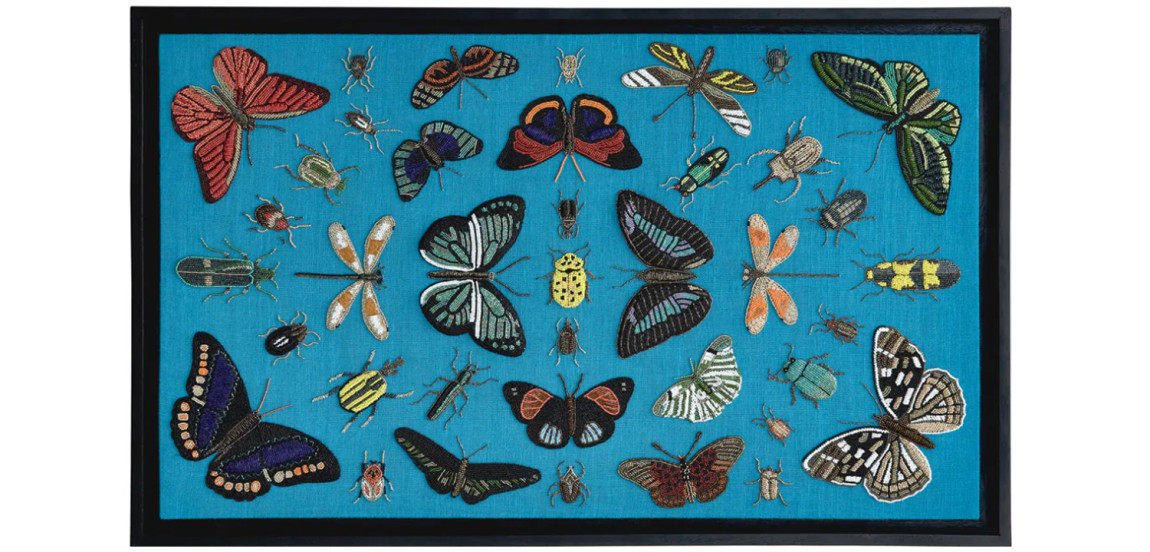 Панно из бисера Бабочки BOTANIST BEADED Wall Art
