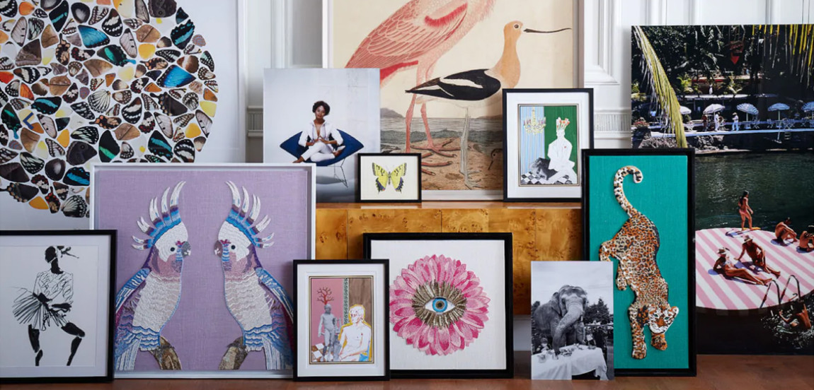 Панно из бисера Попугаи ручная работа PARROTS BEADED Wall Art