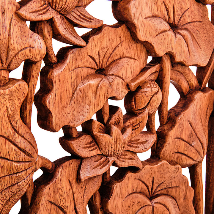 Панно из дерева Flower Panel With Trees