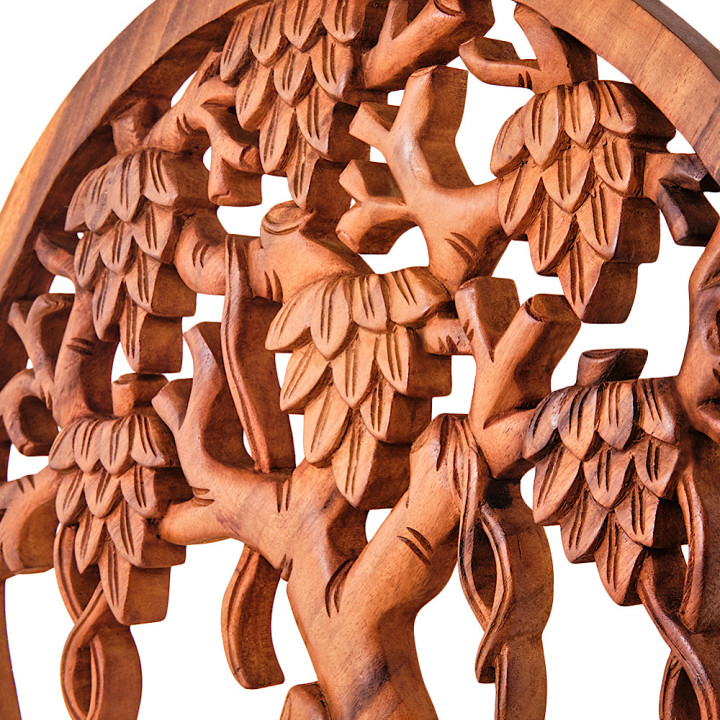 Панно из дерева Wood Panel With Trees