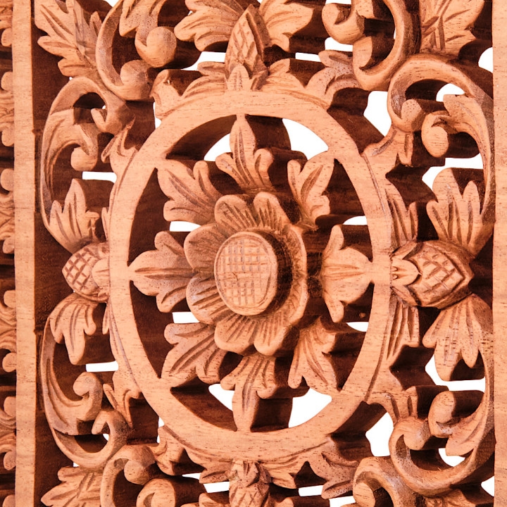 Панно из дерева квадратное Panel With Trees