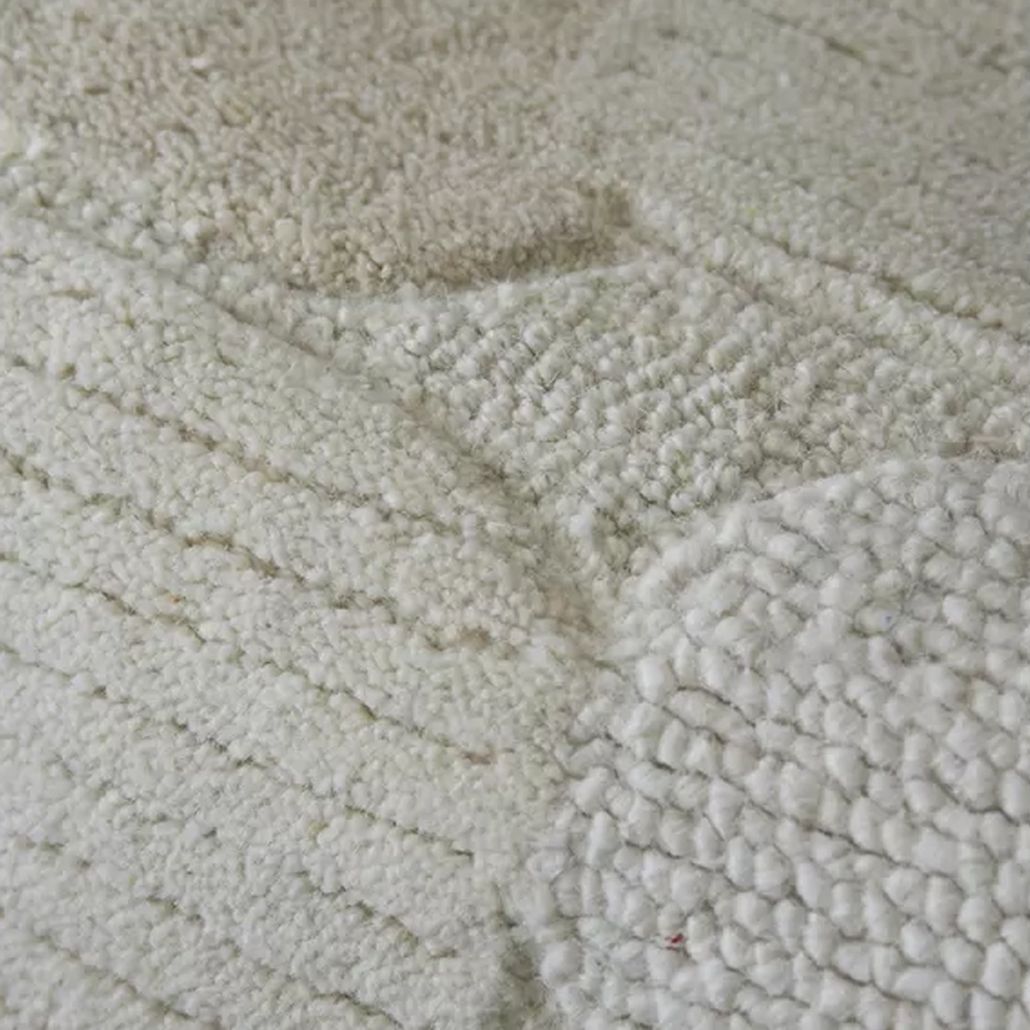 Панно из шерсти и хлопка с узором Beige Calista Serene