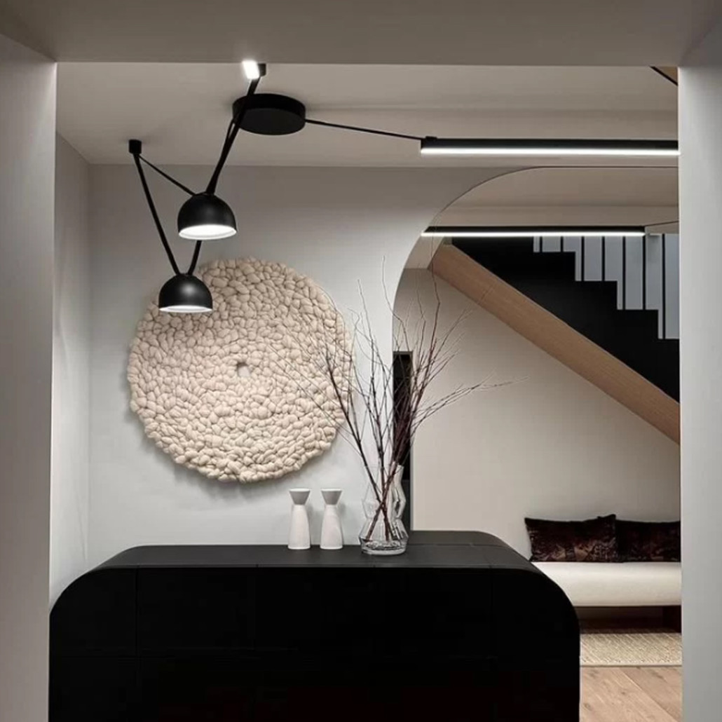 Панно на стену из шерсти мериноса Белый Круг