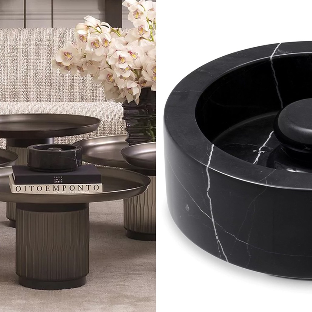 Пепельница Eichholtz Ashtray Poulsen Black