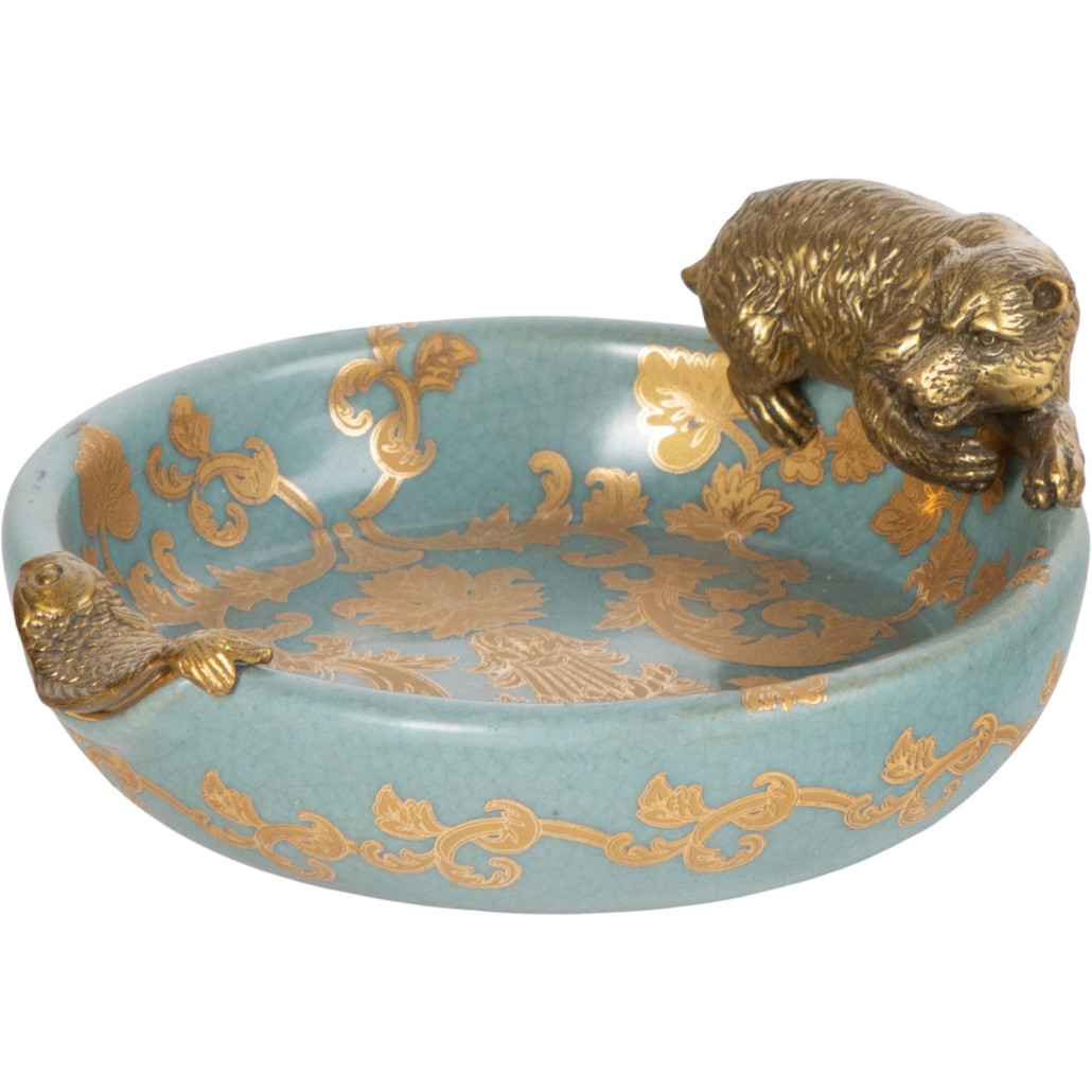 Пепельница фарфоровая Bear