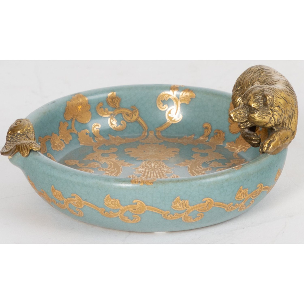 Пепельница фарфоровая Bear