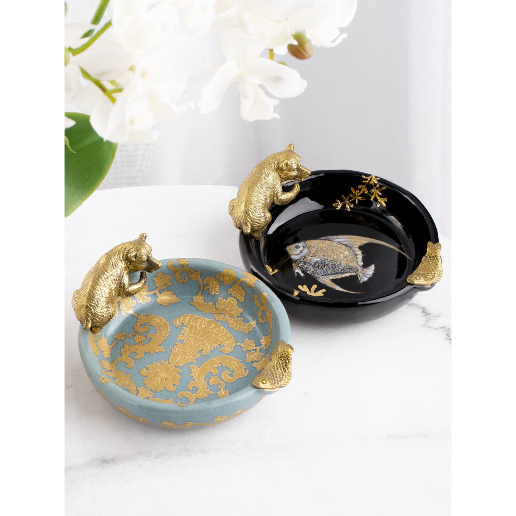 Пепельница фарфоровая Bear