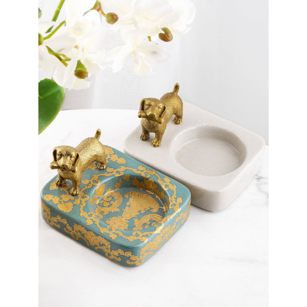 Пепельница фарфоровая Dog