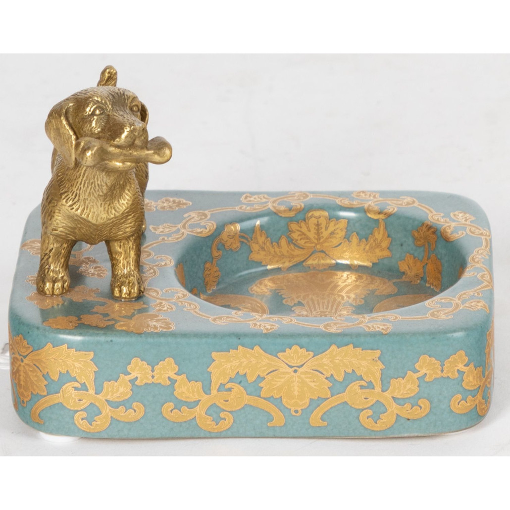 Пепельница фарфоровая Dog