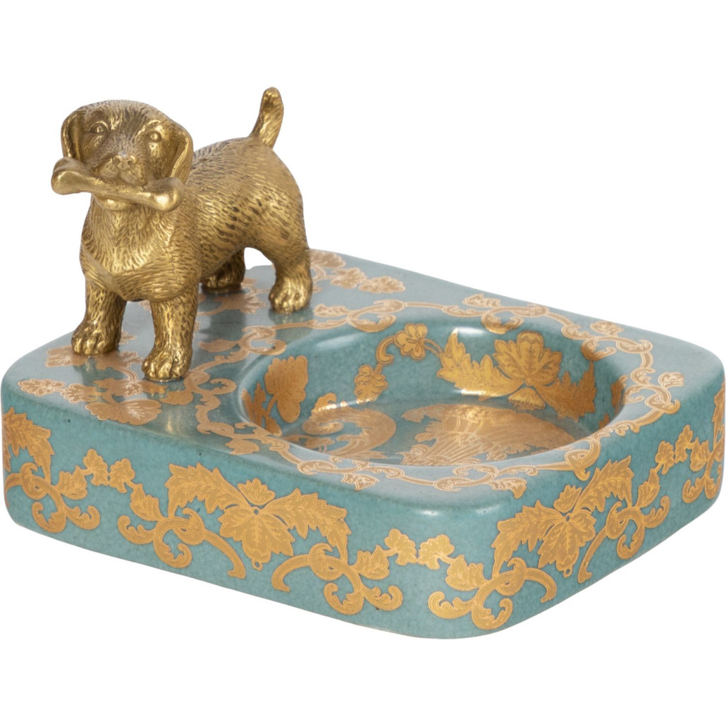 Пепельница фарфоровая Dog