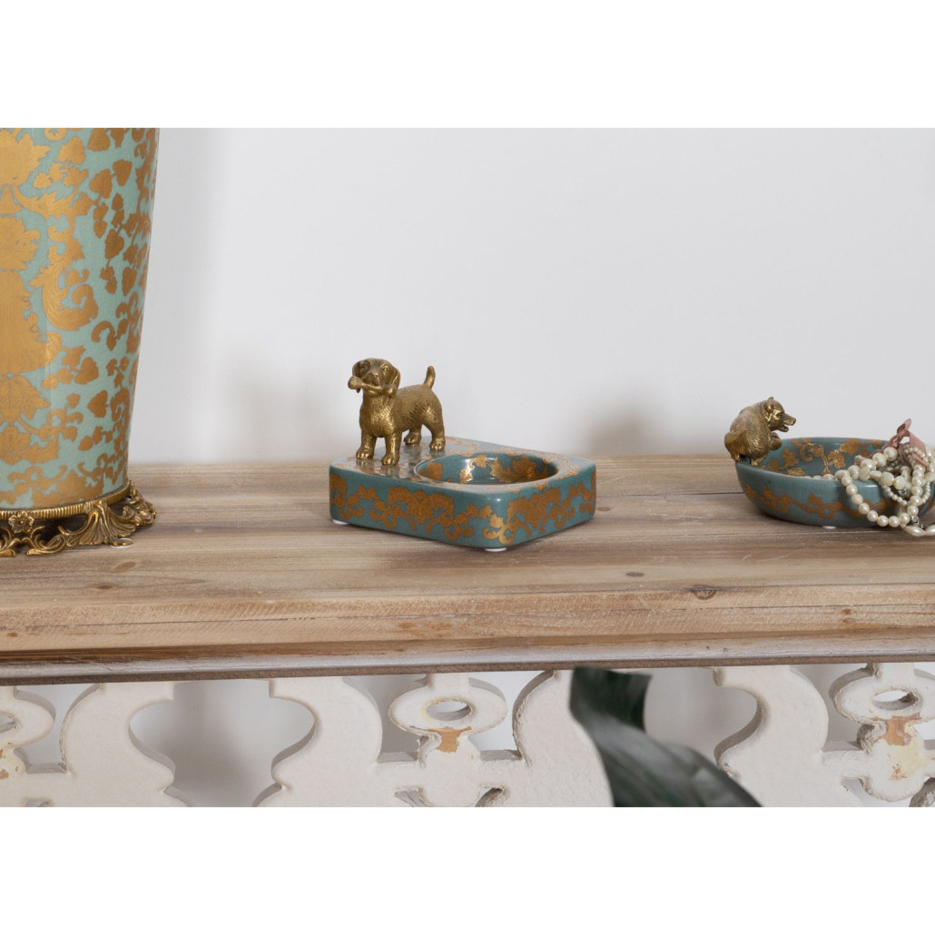 Пепельница фарфоровая Dog