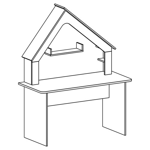 Письменный стол в детскую Tiny Town Desk