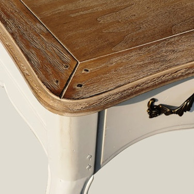 Письменный стол в стиле прованс Montmartre Provence Wooden White Desk