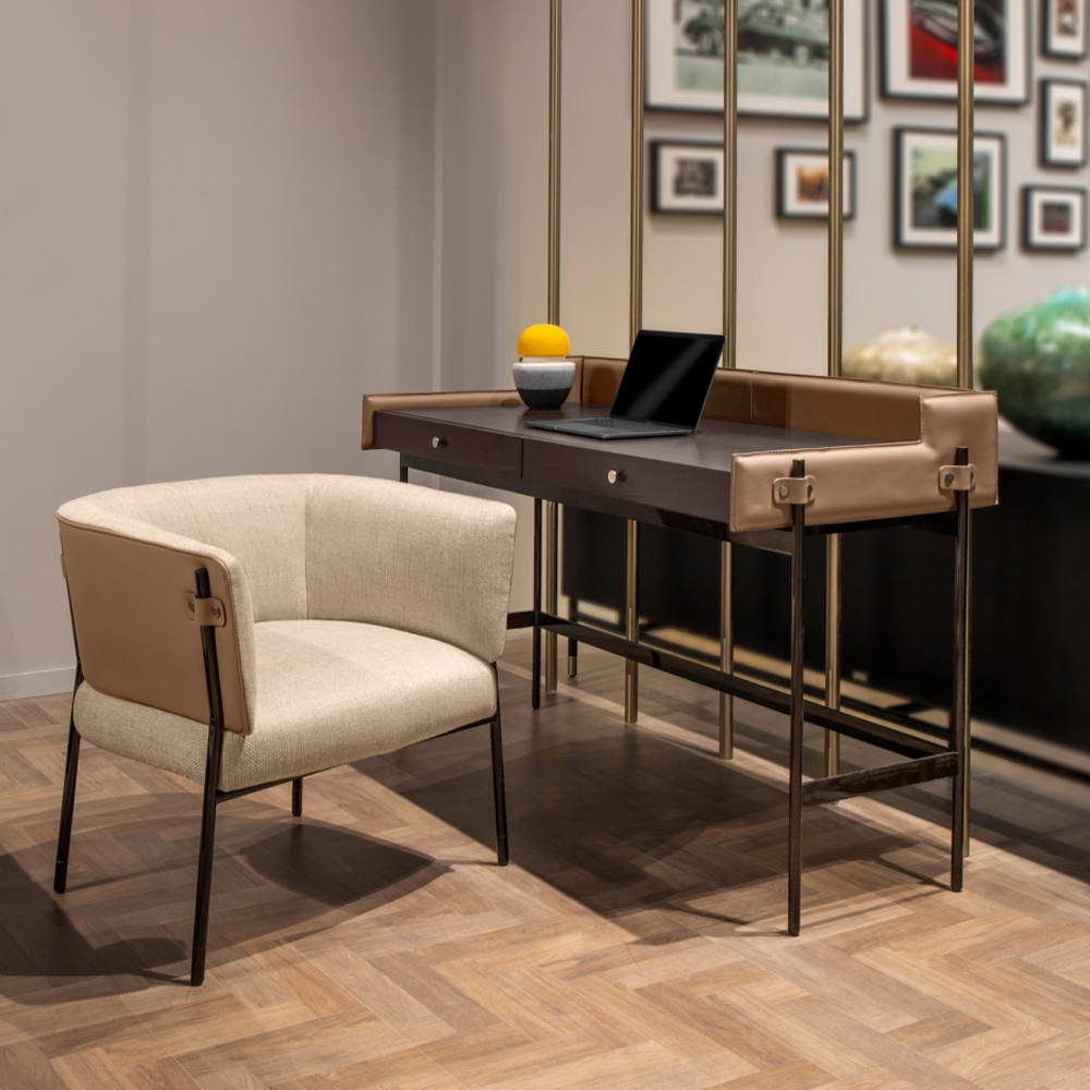 Письменный стол прямоугольный с 2-мя выдвижными ящиками Bristol