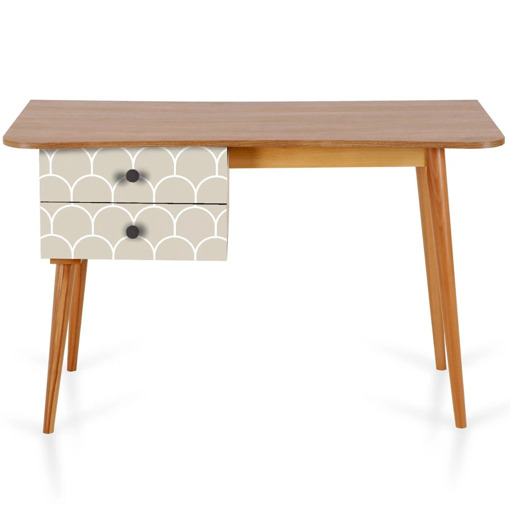 Письменный стол с принтом на ящиках Elise Desk