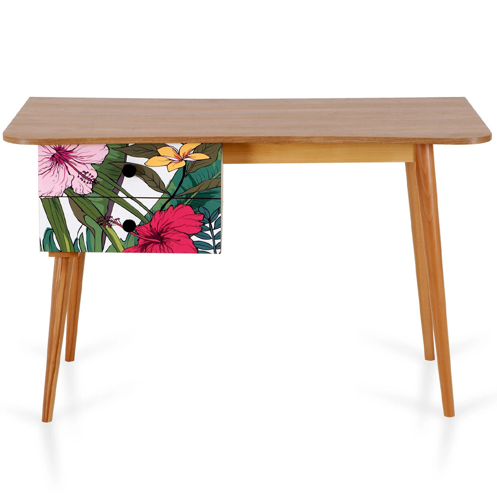 Письменный стол с принтом на ящиках Elise Desk