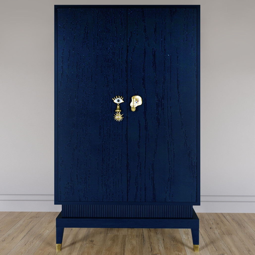 Платяной шкаф Elsa Dreams Blue с 2-мя фасадами