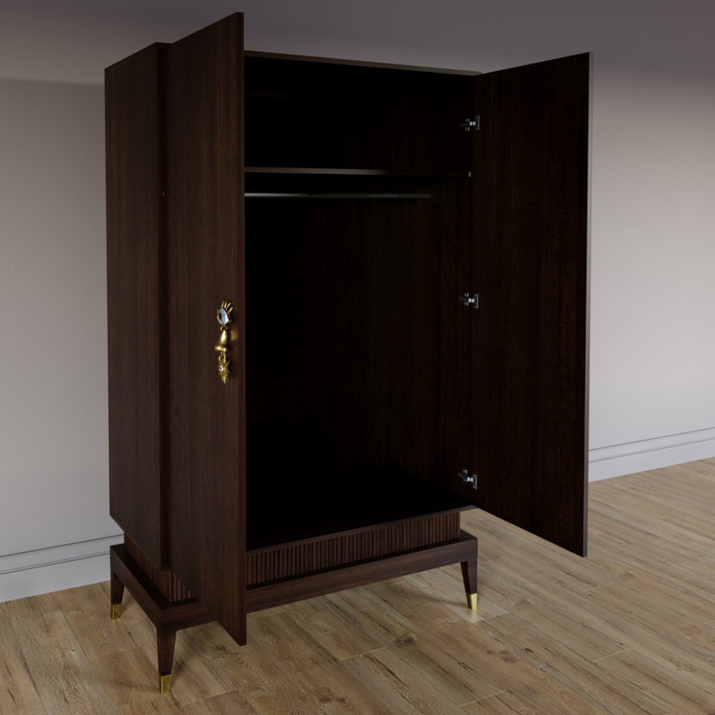 Платяной шкаф Elsa Dreams Walnut с 2-мя фасадами