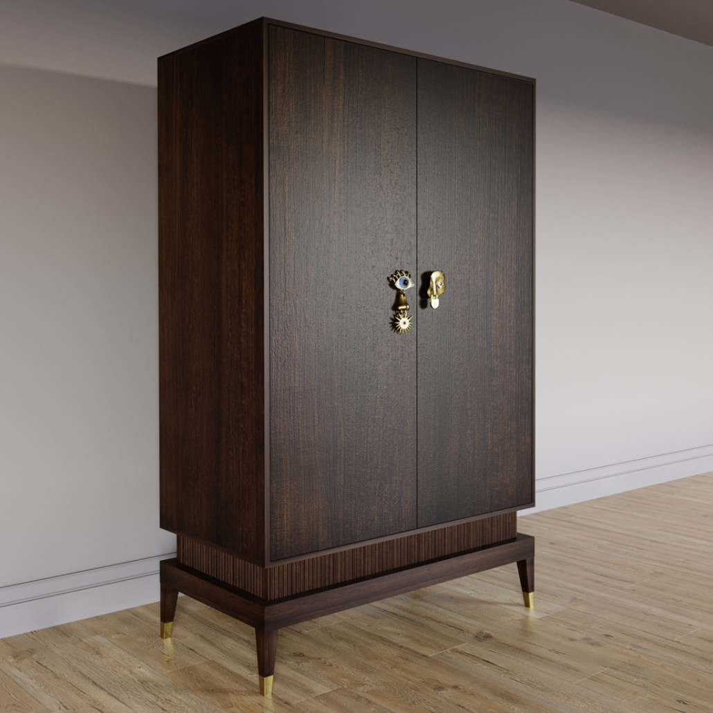 Платяной шкаф Elsa Dreams Walnut с 2-мя фасадами