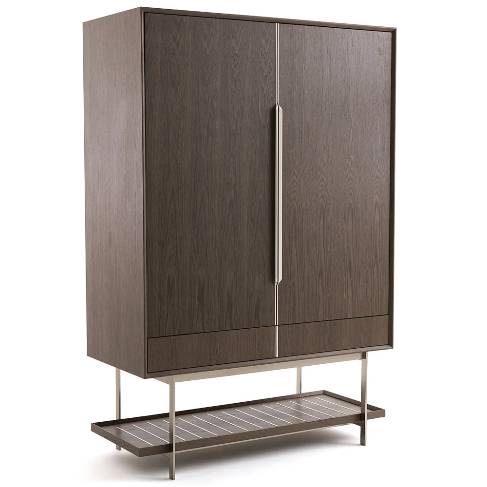 Платяной шкаф из серого дуба Sawada Gray Oak Wardrobe