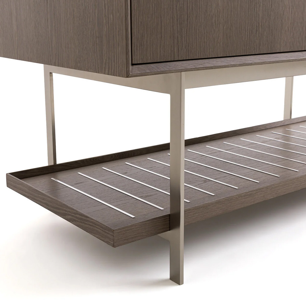 Платяной шкаф из серого дуба Sawada Gray Oak Wardrobe