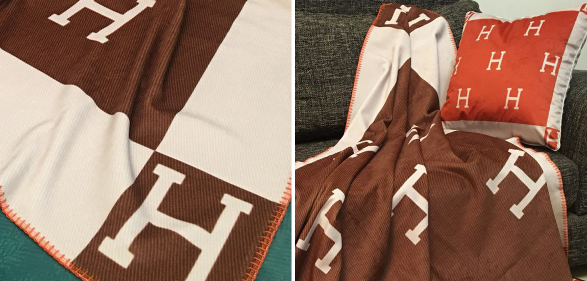 Плед Hermes Avalon Plaid Coffee