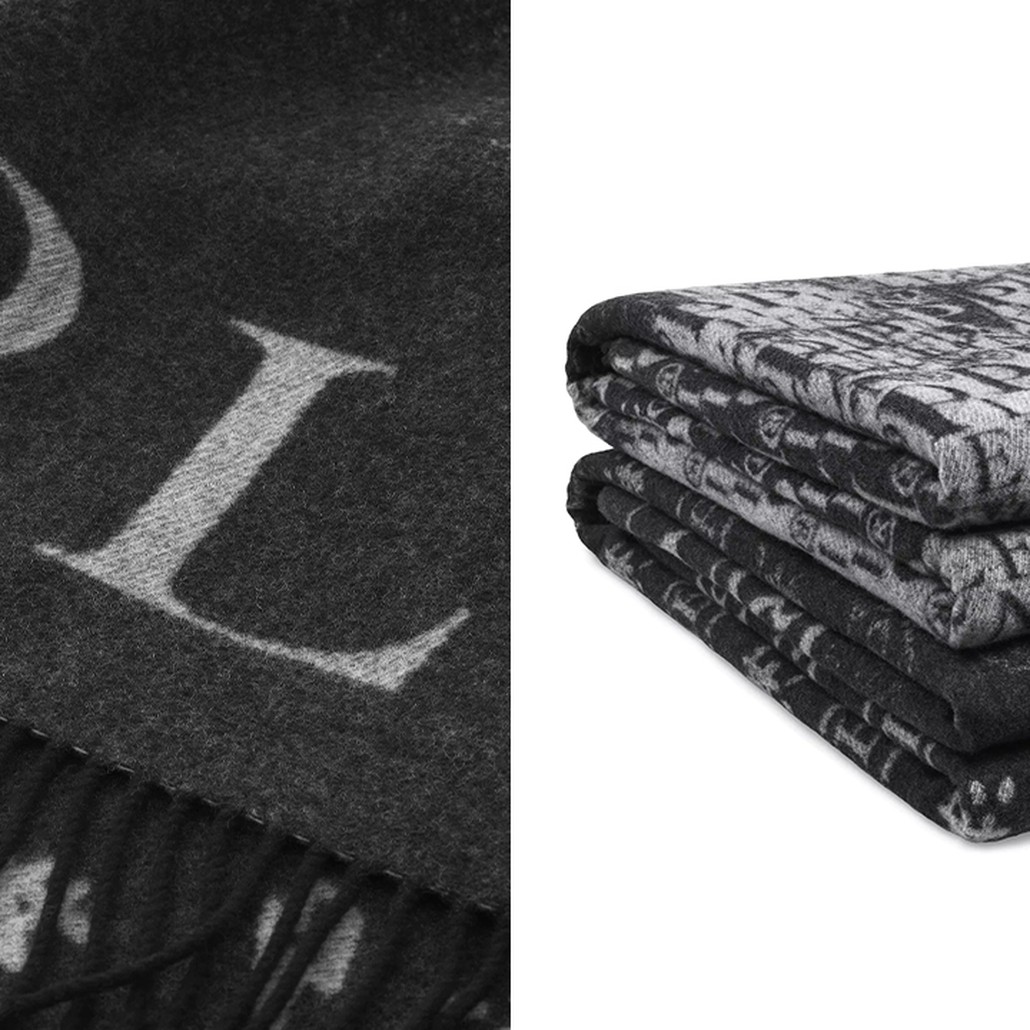 Плед Philipp Plein Plaid Cashmere Monogram