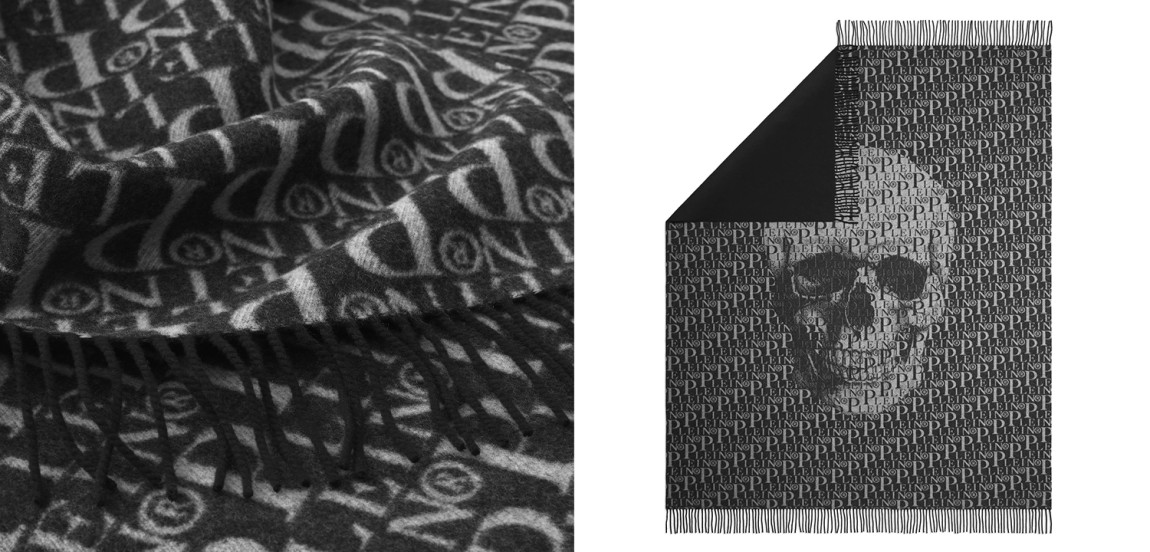 Плед Philipp Plein Plaid Cashmere Plein