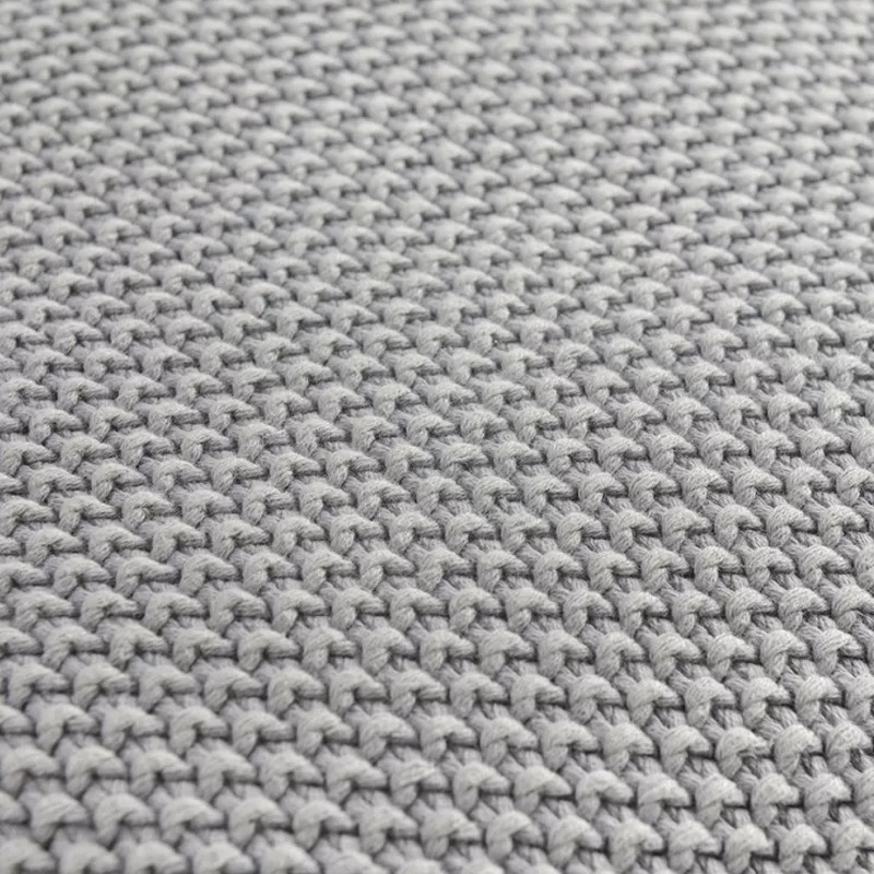 Плед из хлопка серого цвета Waffle Comfort