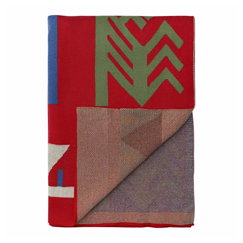 Плед хлопковый по мотивам чувашских орнаментов Ural and Siberian Patterns